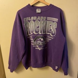 Vintage Colorado Rockies Sweater